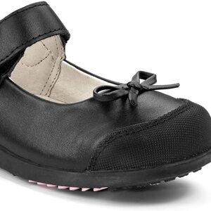 PediPed Becky Mary Janes FLEX - Black Size 9.5c (26 EU)